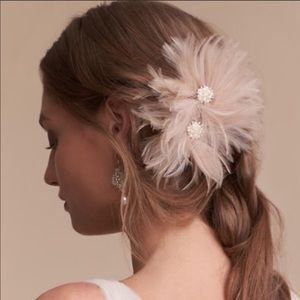 BHLDN Feather Hair Clip